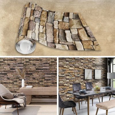 Papel de Parede 3D Estiloso – Transformação Fácil de Paredes | WALLCORWRAP