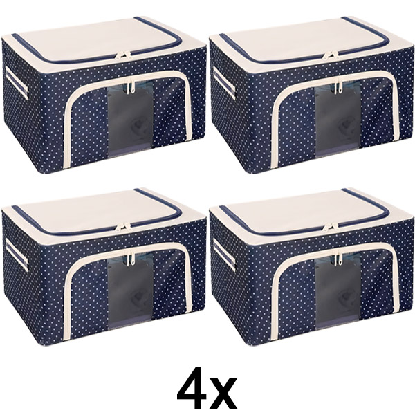 4x Caixa de arrumação para roupeiros | STACKBOX