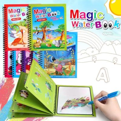 Livro de colorir com água sem sujidade para crianças| WONDERINK