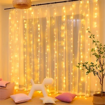 Cortina de luzes LED de Natal - | CURLIGHT